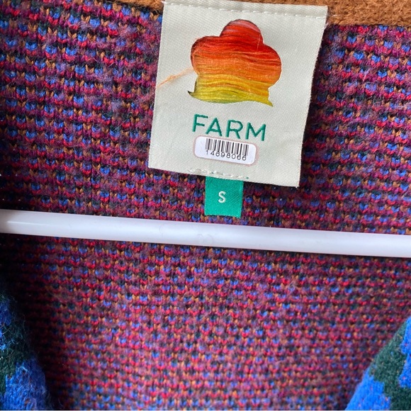 FARM RIO Leopard Striped Open Front Cardigan - Picture 9 of 10